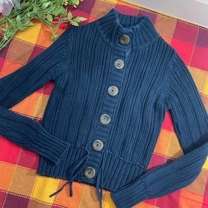 Sweet Romeo Navy Blue Sweater